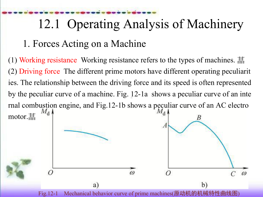 54883《机械原理（英语）（第2版）》（基本课件Chapter 12 Fluctuation and Regulation in Speed of Machines.pptx_第2页