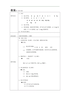 《发展汉语》（第二版）听力课教案.docx