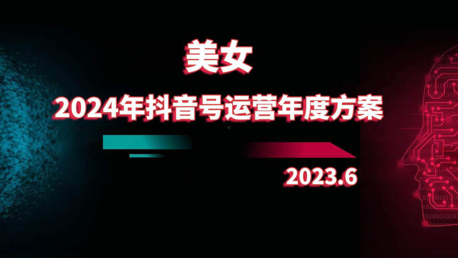 2024年美女抖音号运营年度方案.pptx_第1页