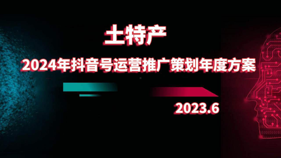 2024年土特产抖音号运营推广策划年度方案.pptx_第1页