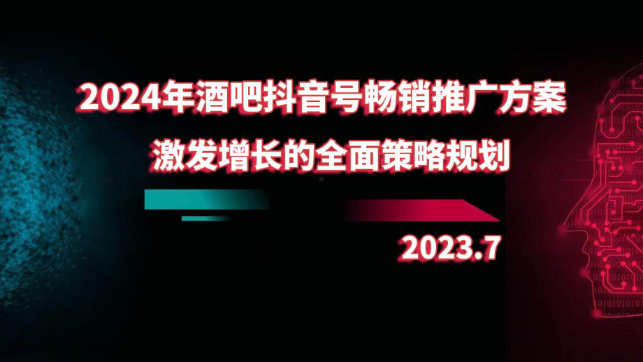 2024年酒吧抖音号畅销推广方案：引爆增长的全面策略规划.pptx_第1页