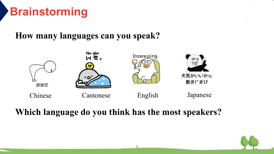 Unit 2 Exploring English Starting out & words（ppt课件） -2023新外研版（2019）《高中英语》必修第一册.pptx_第2页