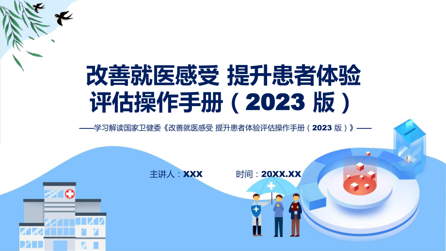 贯彻落实专题改善就医感受 提升患者体验评估操作手册（2023 版）学习解读课件.pptx_第1页