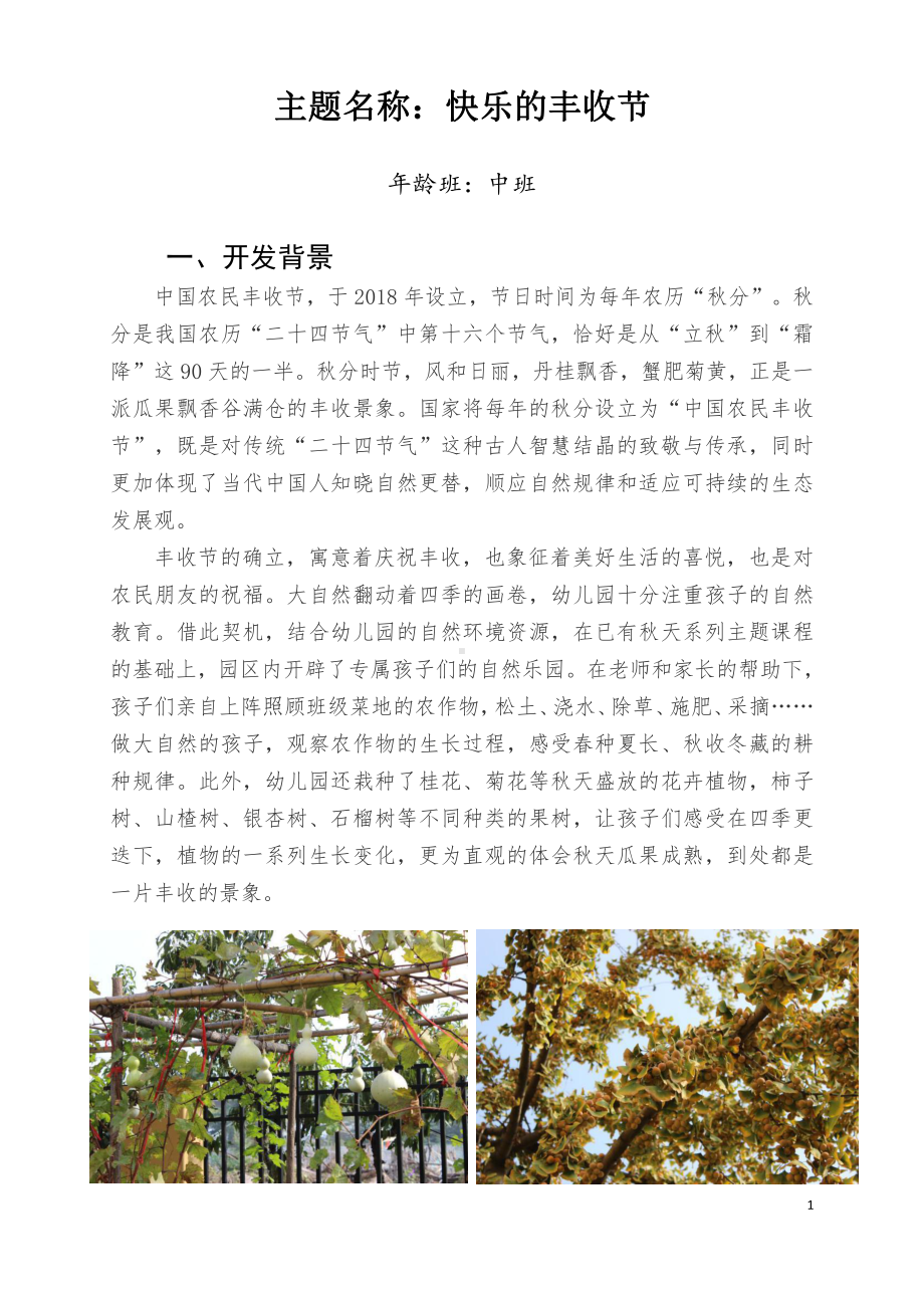 中班主题课程 《快乐的丰收节》主题活动方案.pdf_第3页