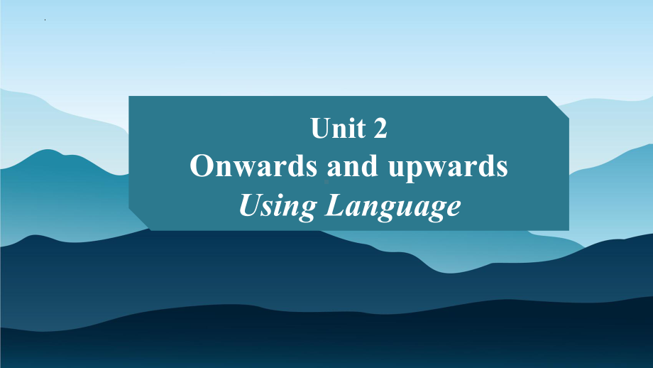 Unit2 Using Language 语法（ppt课件） -2023新外研版（2019）《高中英语》选择性必修第一册.pptx_第1页