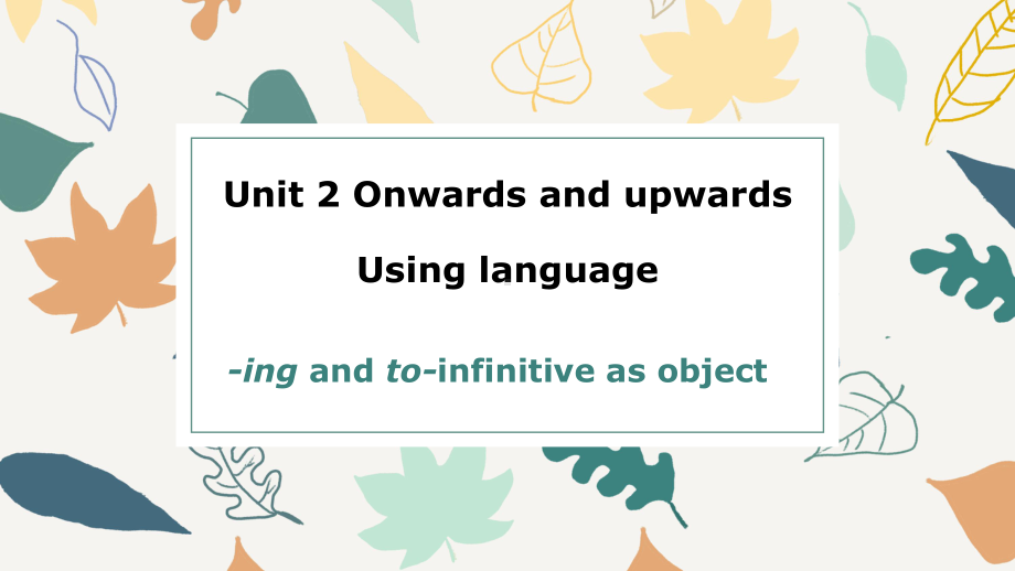 Unit 2 Using language （ppt课件）-2023新外研版（2019）《高中英语》选择性必修第一册.pptx_第1页