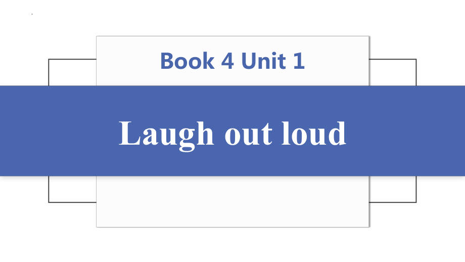 Unit 1 Laugh out loud 知识清单（ppt课件）-2023新外研版（2019）《高中英语》选择性必修第一册.pptx_第1页