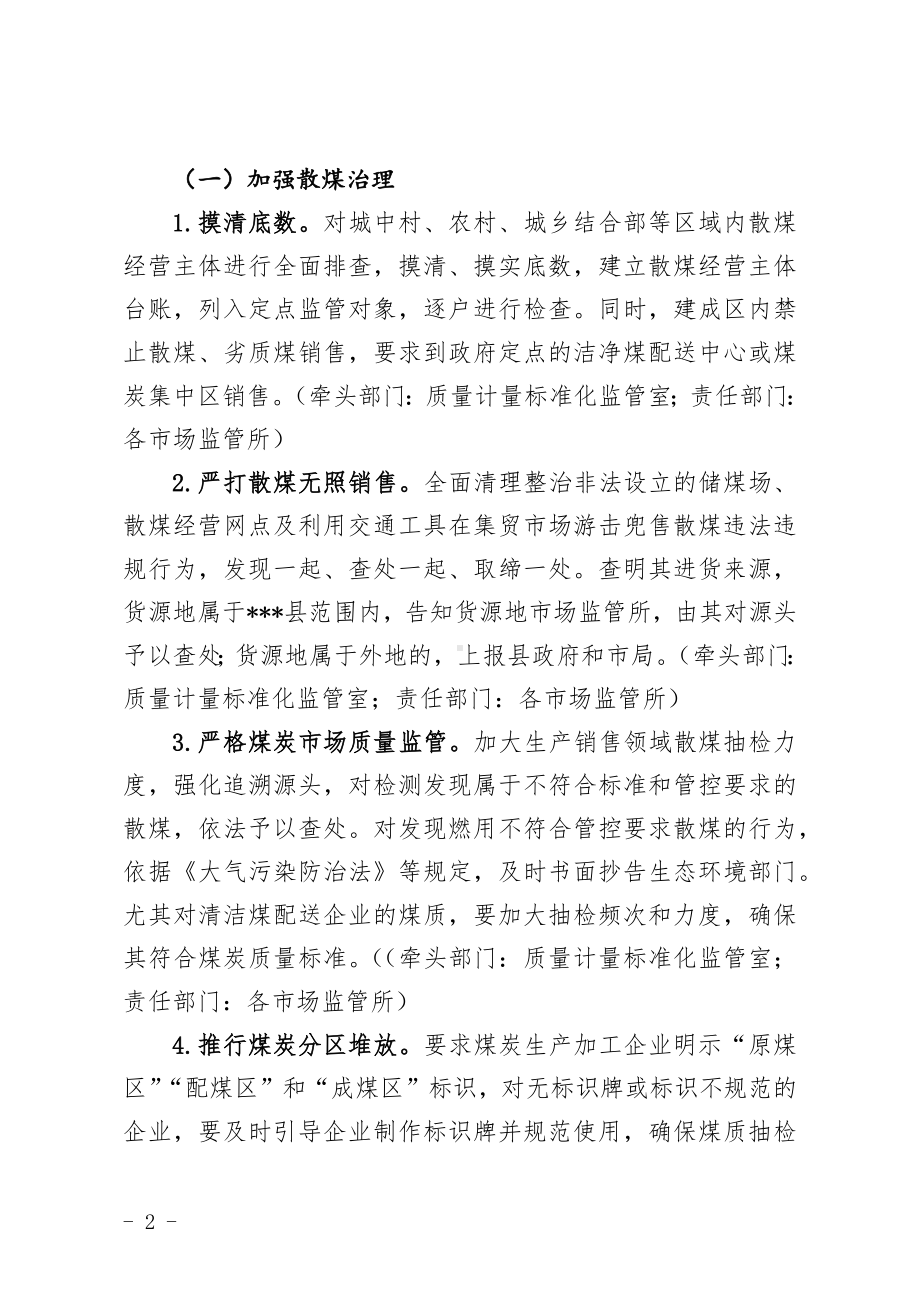 市场监督管理局油烟油品和散煤防控百日专项行动工作方案.docx_第2页