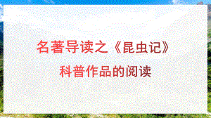 名著导读《昆虫记 》ppt课件（共41页）-（部）统编版八年级上册《语文》.pptx