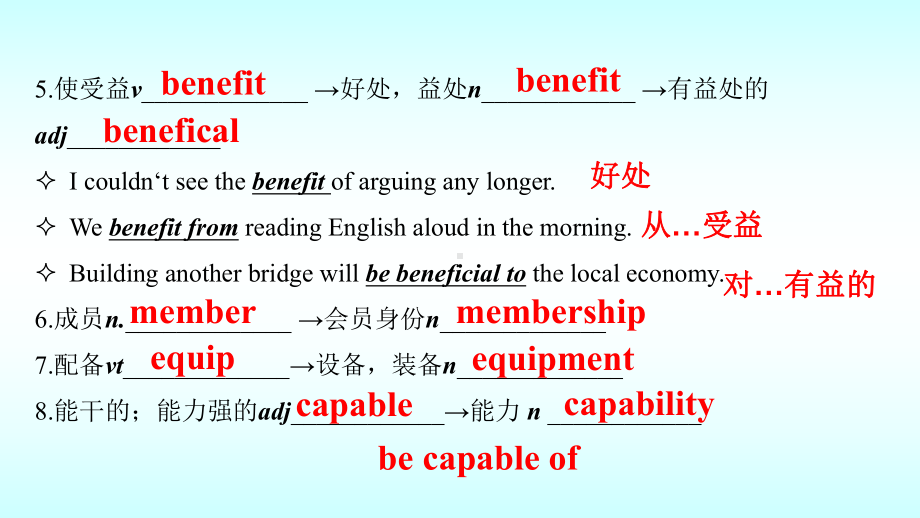 Unit 2 Sports and Fitness Lesson 3 Running and Fitness 词汇（ppt课件）-2023新北师大版（2019）《高中英语》必修第一册.pptx_第3页