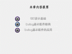 《Java程序设计教程》课件第7章 GUI设计基础.ppt