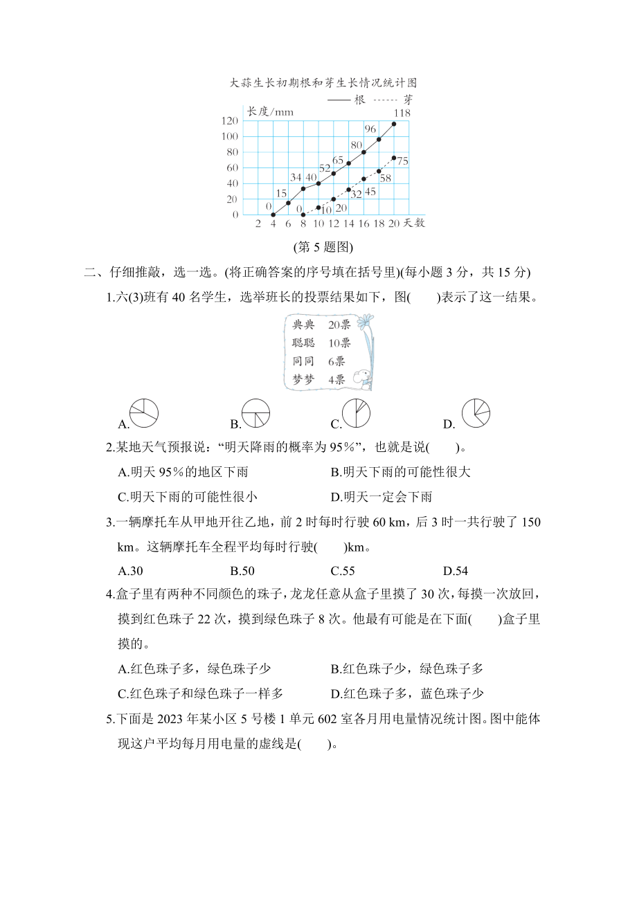 小升初专项小升初专项-统计与概率-北师大版数学六年级下册.docx_第2页