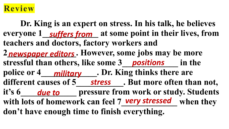 Unit 1 Lesson 2 Understanding and Coping with Stress Listening （ppt课件）(1)-2023新北师大版（2019）《高中英语》必修第一册.pptx_第3页