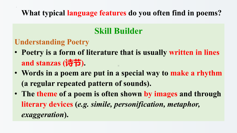 Unit 8 Literature Lesson 2 Poetry （ppt课件）-2023新北师大版（2019）《高中英语》选择性必修第三册.pptx_第3页