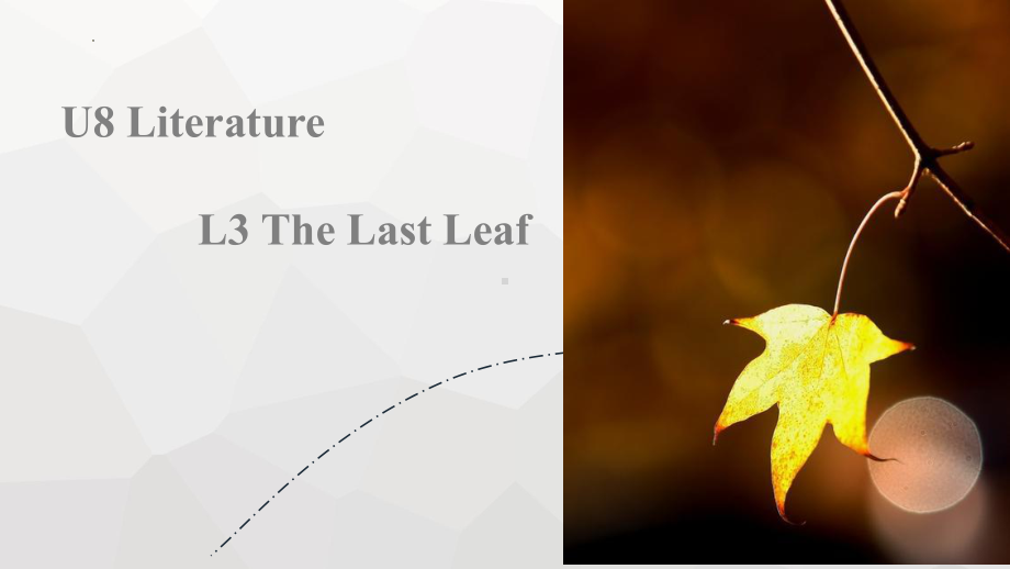 Unit 8 Lesson 1 The Last Leaf （ppt课件）- -2023新北师大版（2019）《高中英语》选择性必修第三册.pptx_第2页