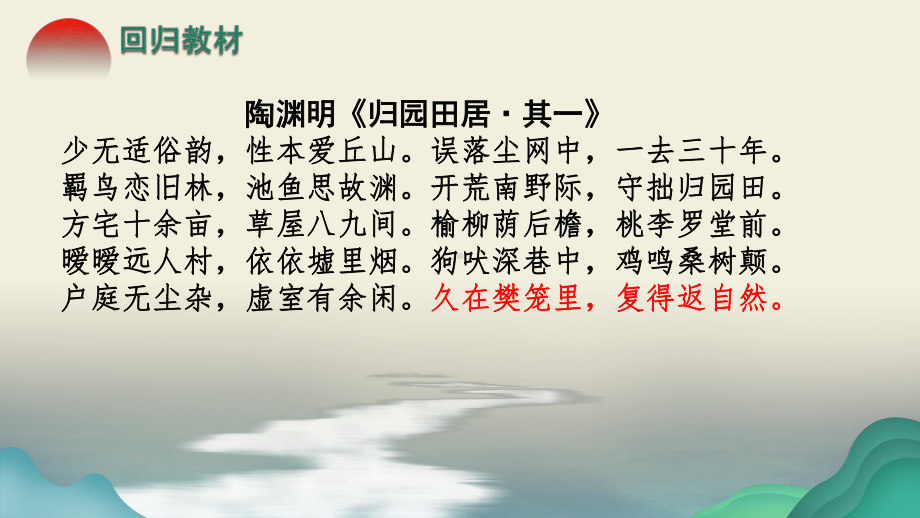 2024年高考语文复习：诗歌鉴赏之山水田园诗 ppt课件24张.pptx_第3页