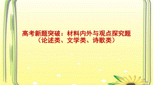 2024年高考新题突破：文本内外的材料与观点（评价）探究题 ppt课件40张.pptx