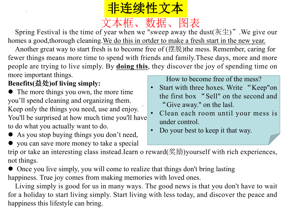 2023年人教版中考英语专项复习之任务型阅读解题技巧 （ppt课件）.pptx_第2页