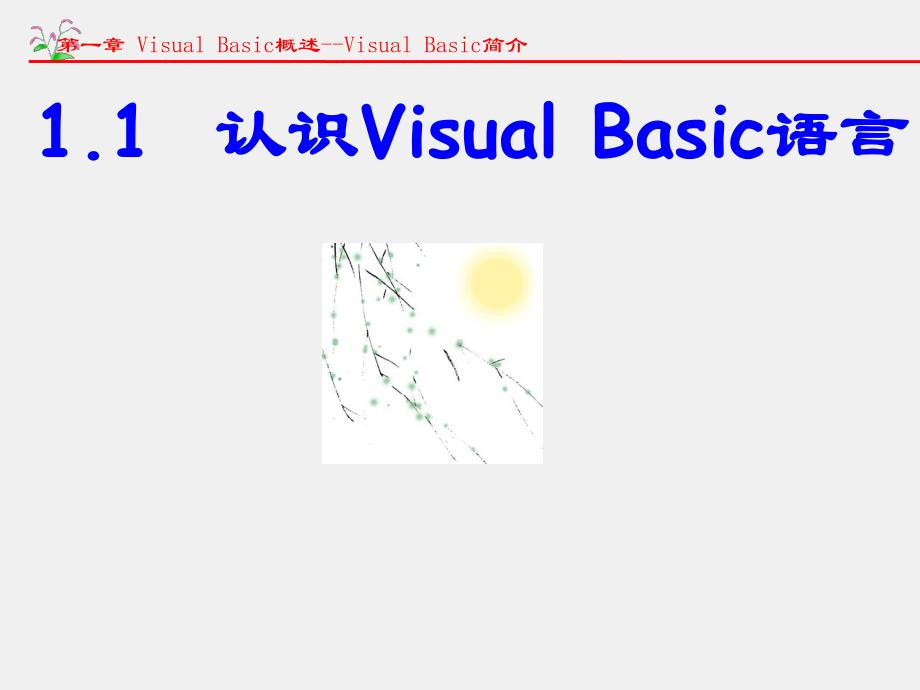 Visual Basic语言程序设计及实验教程课件第1章 Visual Basic语言导引.ppt_第3页