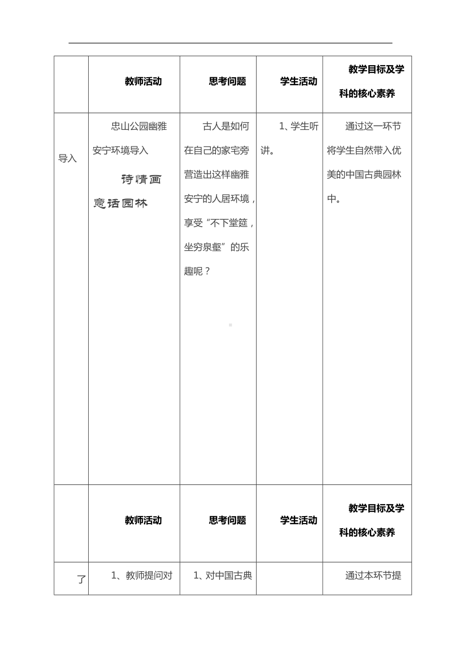 4.2 人作与天开-中国古典园林艺术 教学设计(1)-2023新人美版（2019）《高中美术》美术鉴赏.docx_第2页