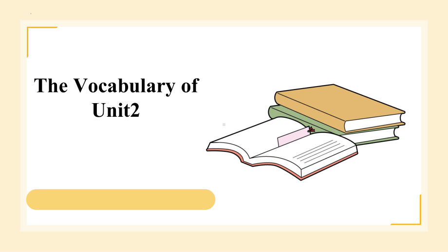 Unit 2 Lesson 1 The Underdog Vocabulary （ppt课件）-2023新北师大版（2019）《高中英语》必修第一册.pptx_第1页