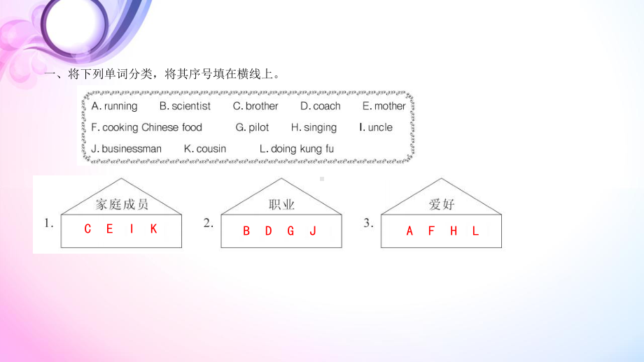 六年级上册英语习题课件－Recycle 2｜人教(PEP)( ) (共7张PPT).pptx_第2页