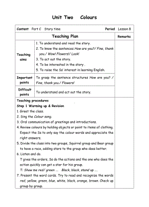 三年级上册英语教案-9 Unit2 Colours-8-人教(PEP).doc