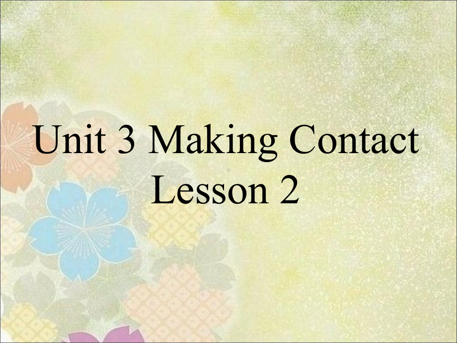 五年级下册英语课件-Unit 3 Making Contact-人教新起点(6)(共15张PPT).ppt_第1页