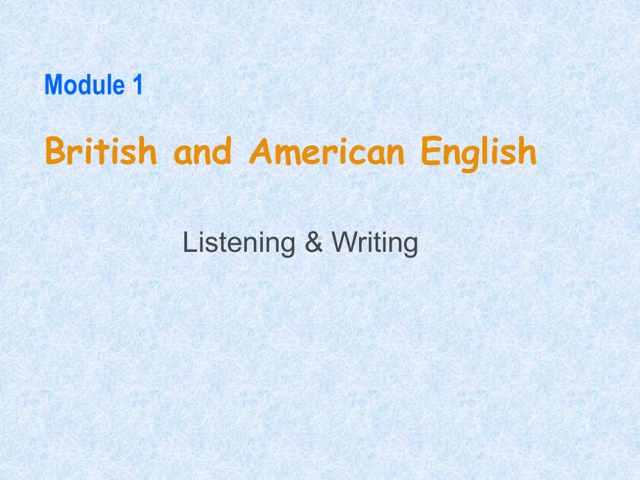 外研版高中英语Book 5 Module writing 教学课件 (共11张PPT).ppt_第1页