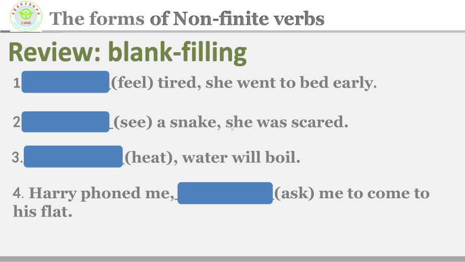 外研版高中英语Book 5 Module 3 The Usage of Non-finite verbs as adverbials in writing 教学课件 (共21张PPT).pptx_第2页