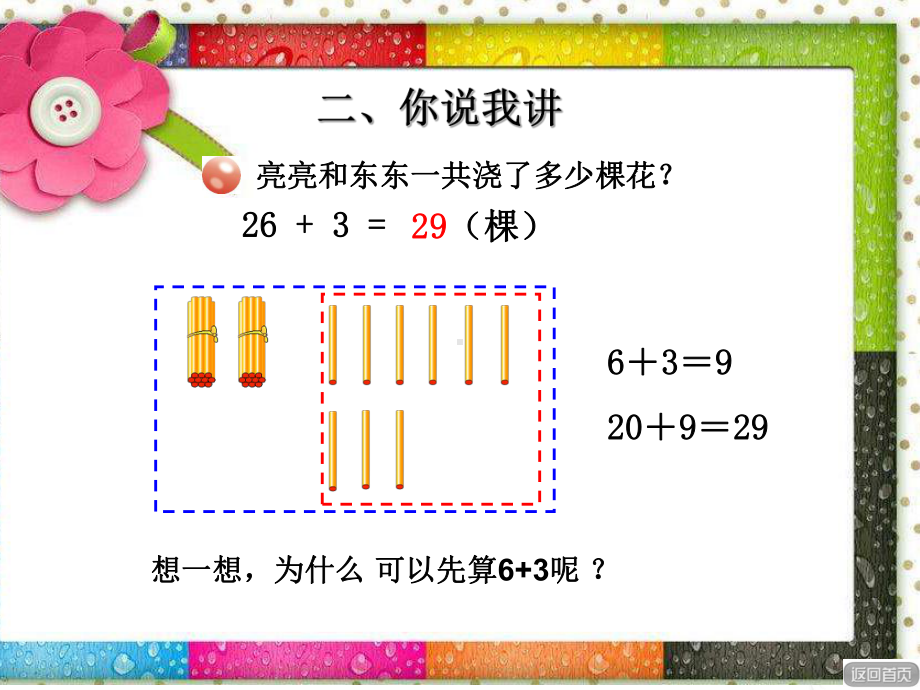 一年级下册数学课件-五 绿色行动-100以内的加减法（一）青岛版 (共16张PPT).ppt_第3页