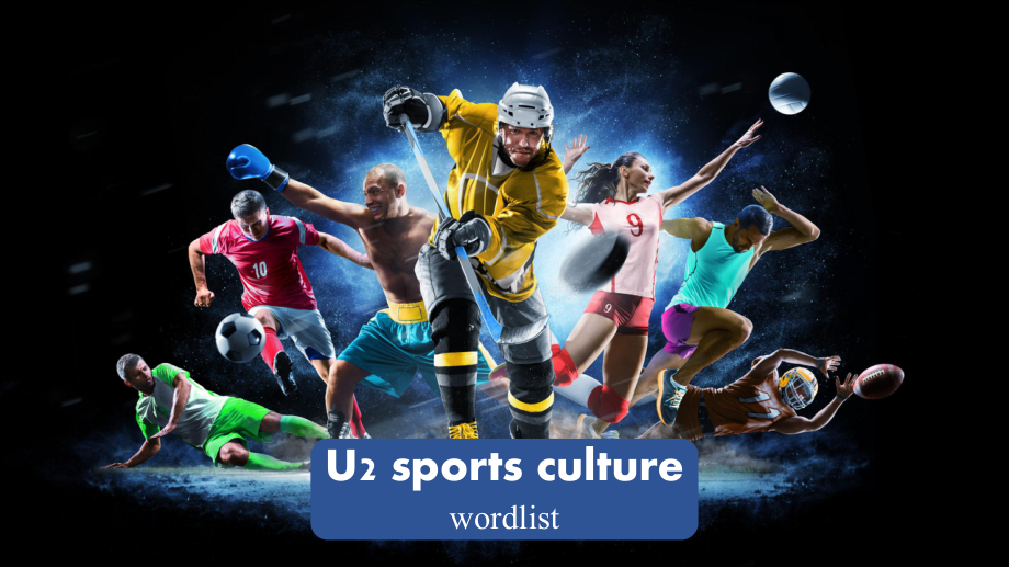 Unit2 Sports culture Wordlist （ppt课件）-新牛津译林版（2020）《高中英语》选择性必修第二册.pptx_第1页