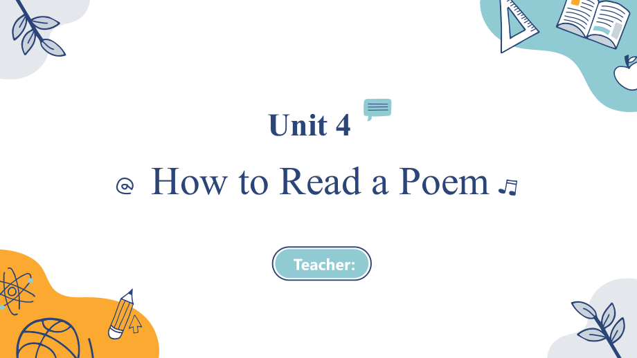 Unit 4 Exploring poetry Reading 公开课（ppt课件）-新牛津译林版（2020）《高中英语》选择性必修第一册.pptx_第1页