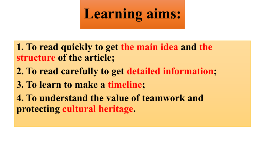 Unit 1 Cultural Heritage Reading and thinking （ppt课件）-新人教版（2019）《高中英语》必修第二册.pptx_第2页