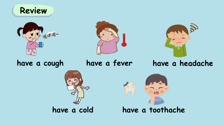 科普版英语六年级下 Lesson 1 I'm not feeling well第三课时.pptx_第2页