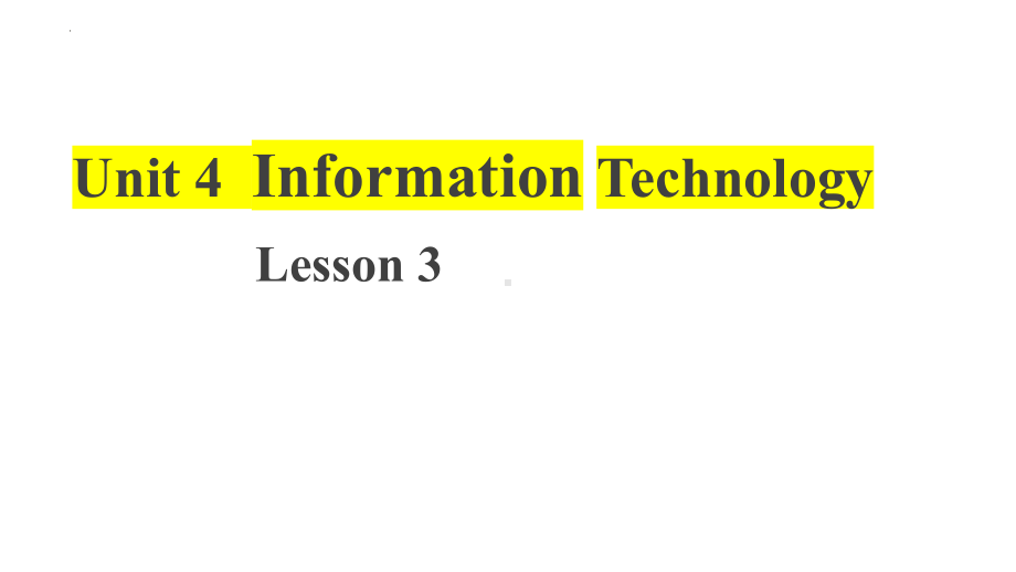 Unit 4 Lesson 3（ppt课件）-2023新北师大版（2019）《高中英语》必修第二册.pptx_第1页