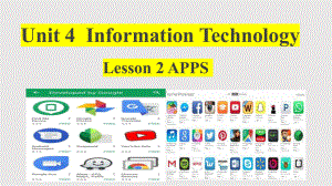 Unit 4 Information technology Lesson 2 Apps（ppt课件）-2023新北师大版（2019）《高中英语》必修第二册.pptx