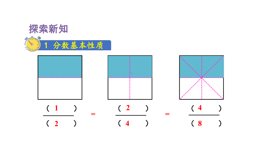 人教版（2023春）数学五年级下册 4 分数的意义和性质 第6课时分数的基本性质.pptx_第3页