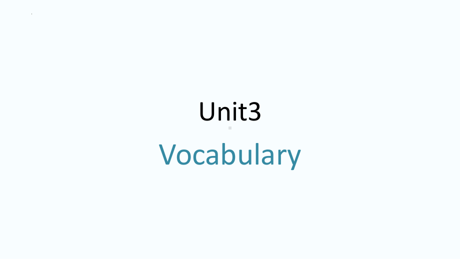 Unit 3 Vocabulary（ppt课件）-新外研版（2019）《高中英语》必修第二册.pptx_第1页