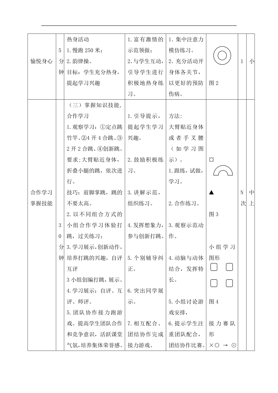 六年级体育教案-快乐竹竿舞-全国通用.doc_第2页