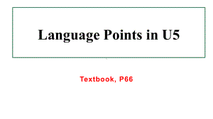 Unit 5 Into the world Language points（ppt课件）-新外研版（2019）《高中英语》必修第一册.pptx