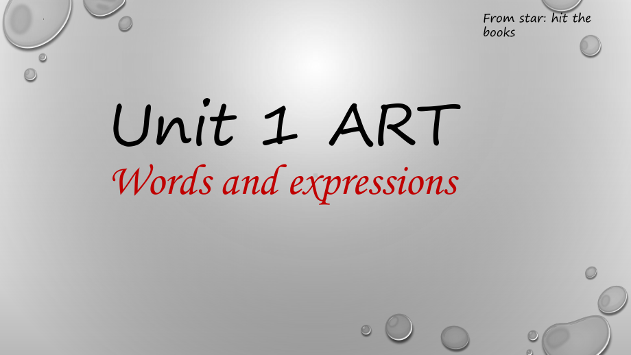 Unit 1 Words and expressions （ppt课件）-新人教版（2019）《高中英语》选择性必修第三册.pptx_第1页