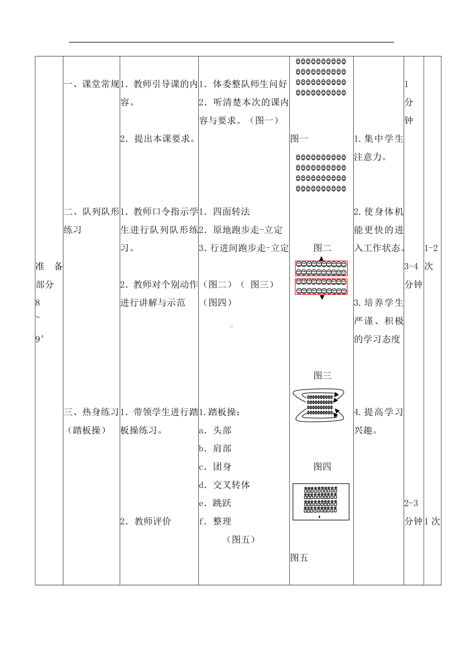 六年级体育教案-前滚翻交叉转体180度 浙教课标版.doc_第2页