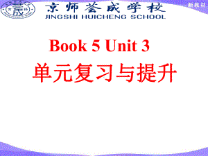 Unit 3 单元复习与能力提升（ppt课件） -新人教版（2019）《高中英语》选择性必修第二册.pptx