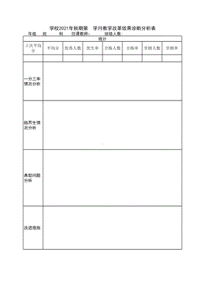 教学效果分析表.xls