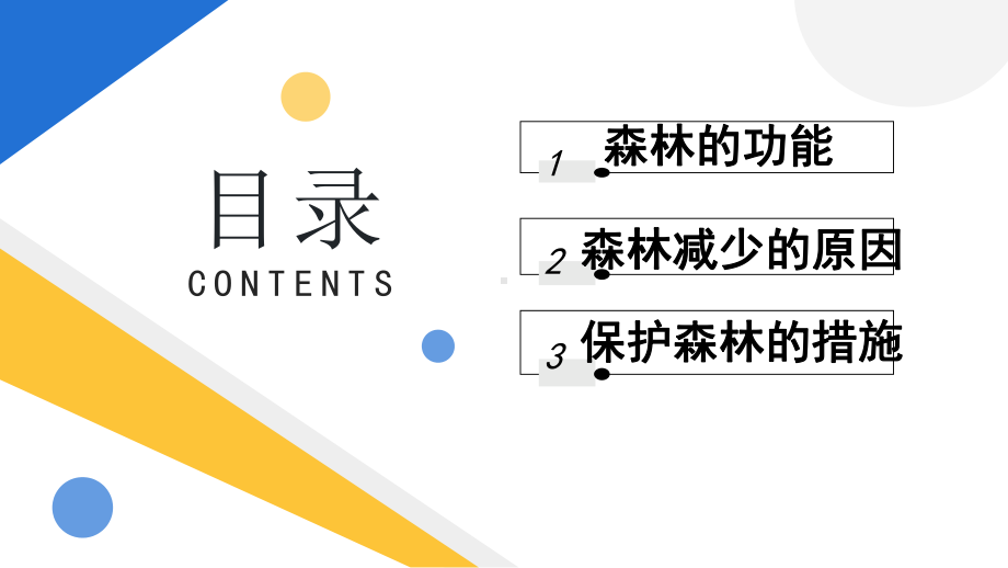 2023简约黄蓝世界森林日主题班会PPT模板.pptx_第2页