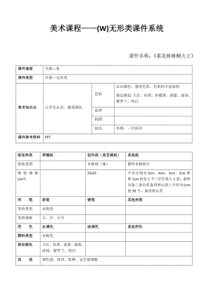 一年级上册美术课外班素材-3 棒棒糖大王 -全国通用.docx