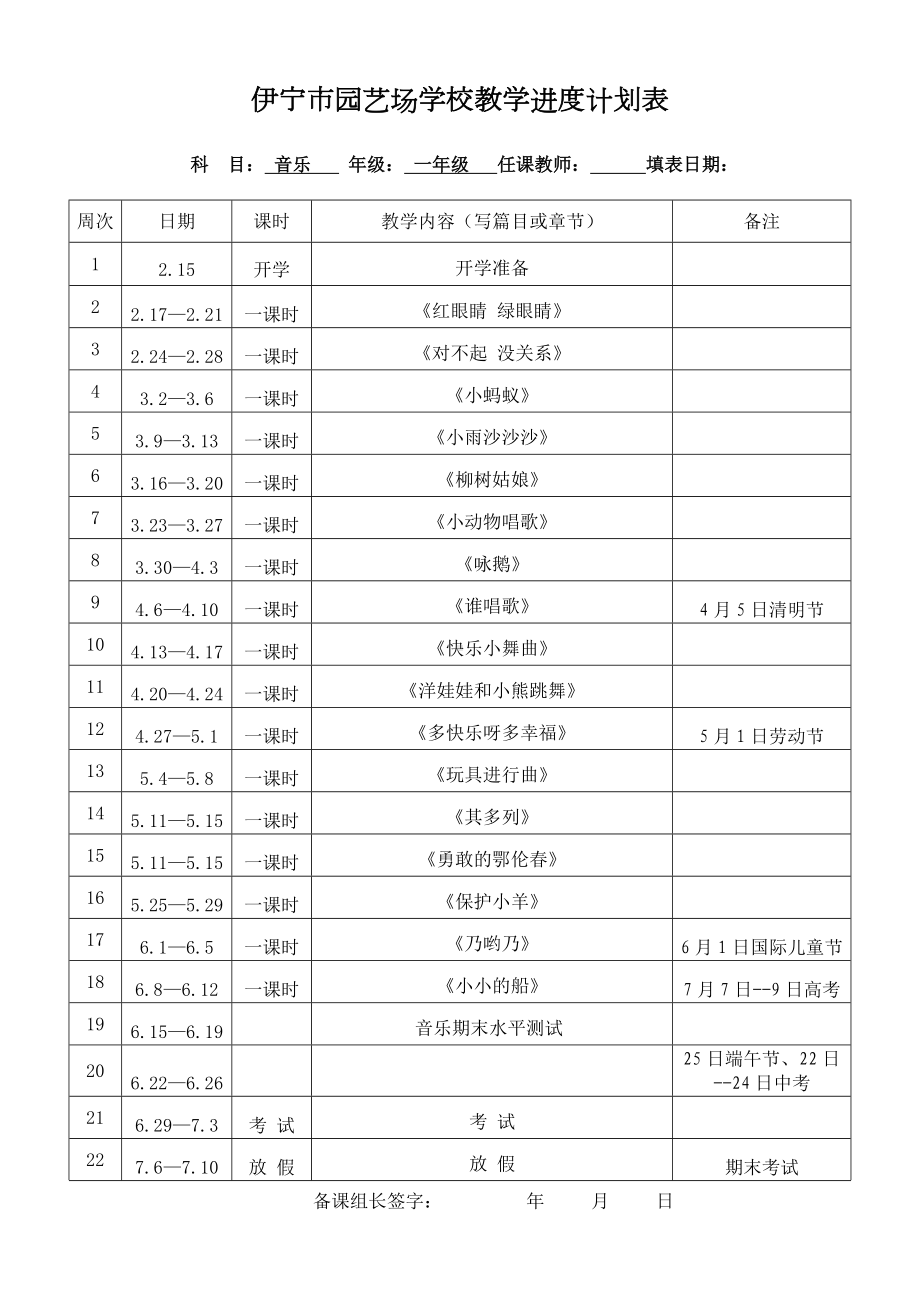 新人教版一年级下册《音乐》（全册教案）.doc_第3页