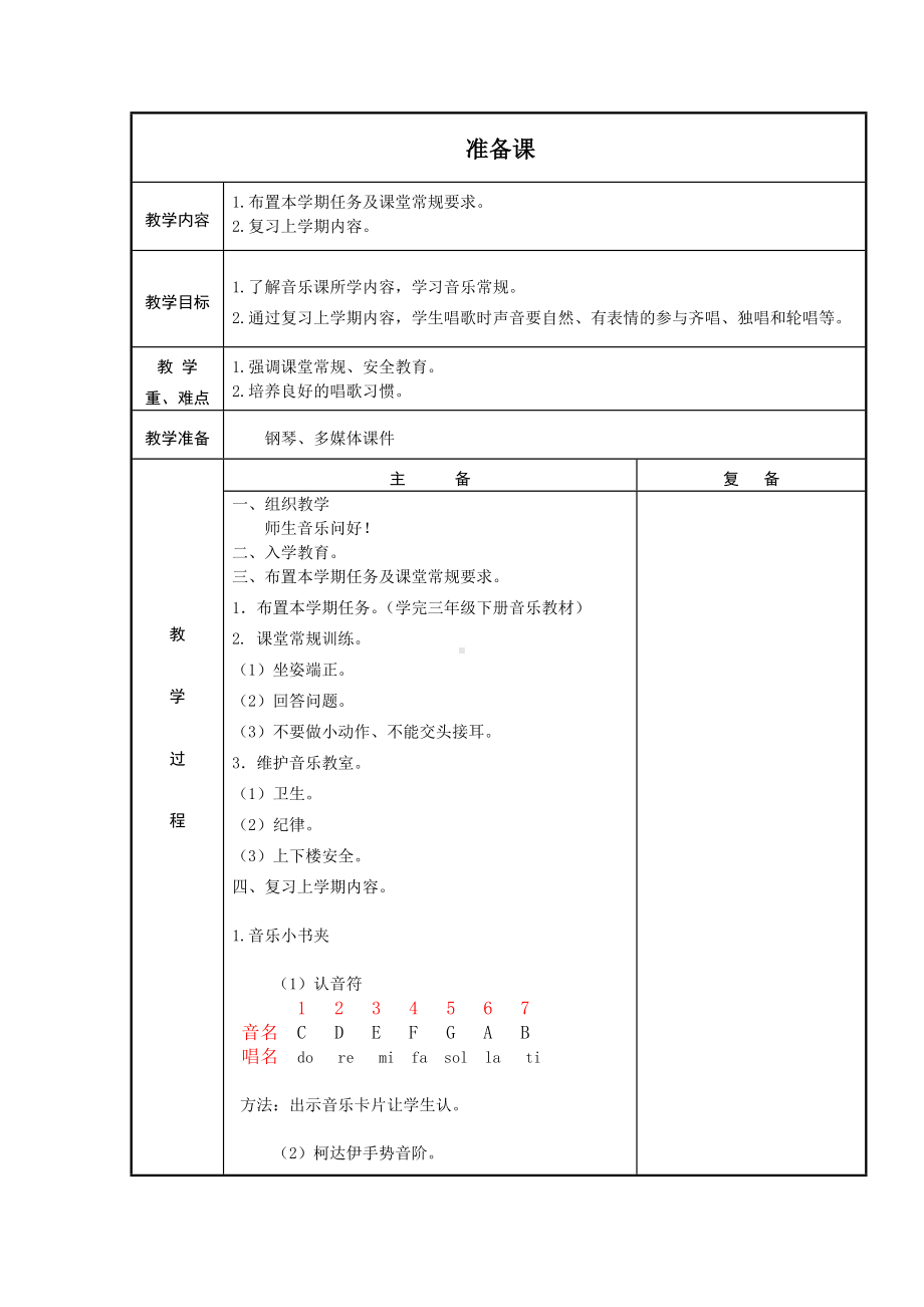 新花城版三年级下册《音乐》全册教案.doc_第1页