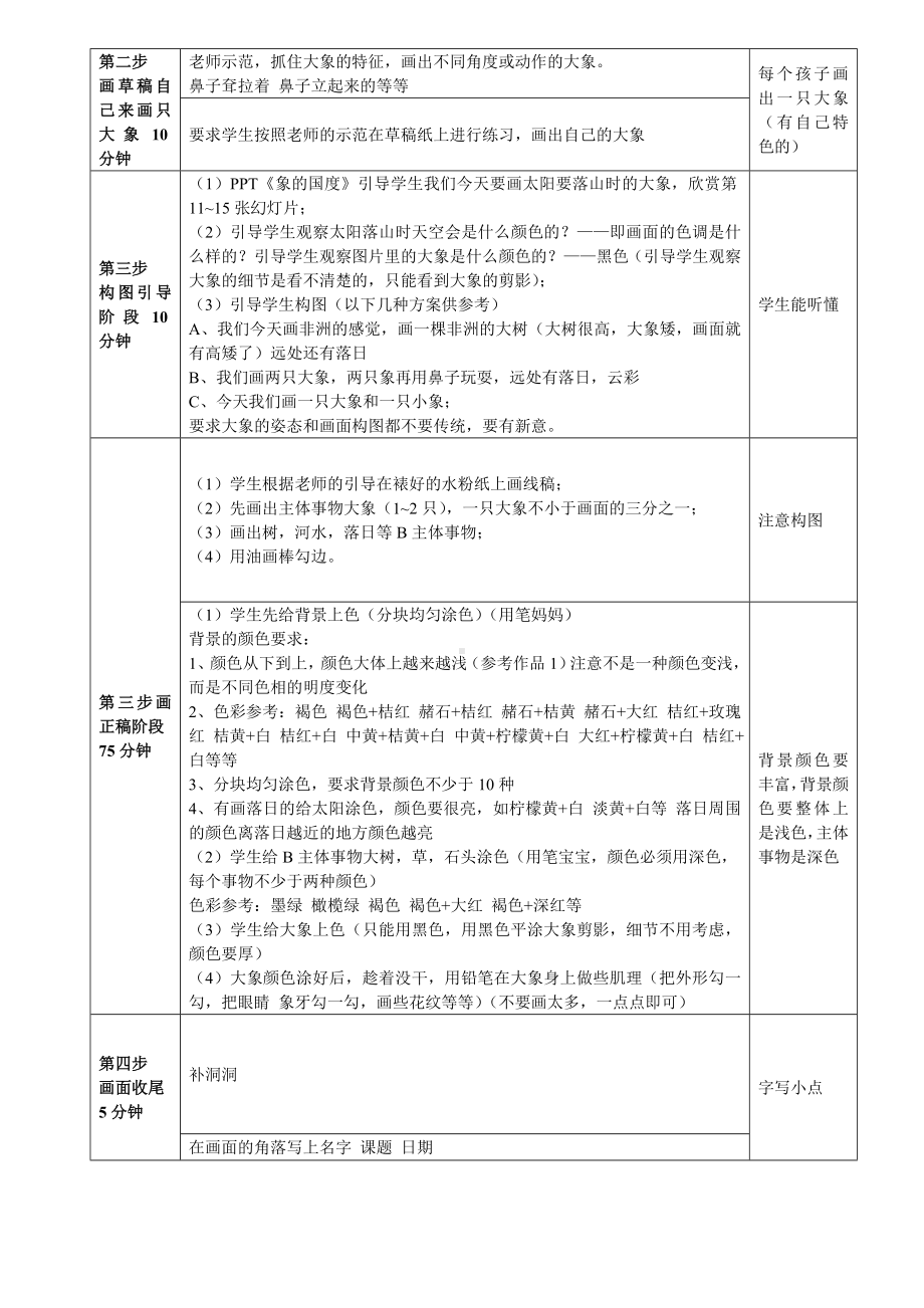 一年级上册美术课外班素材-象的国度 -全国通用.doc_第2页